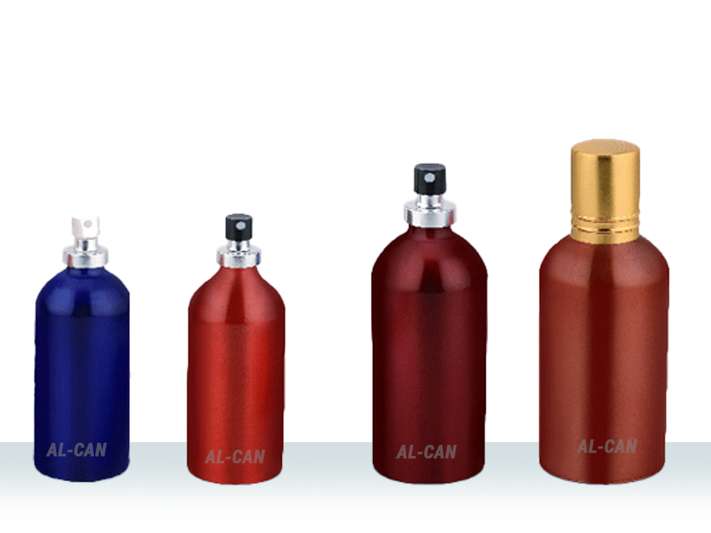 Aluminium Crimp bottle with Pump